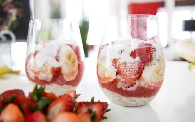 Strawberry Overnight Oats With Homemade Raspberry Jam