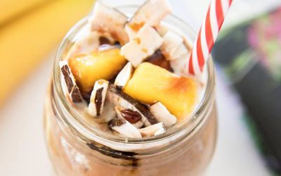 Peanut Butter Coconut Mango Smoothie